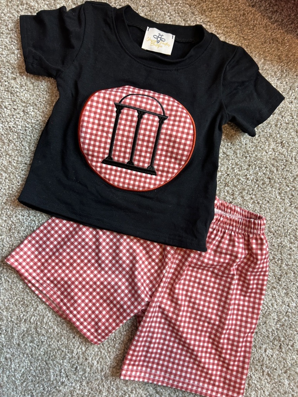 Georgia Black and Red Gingham